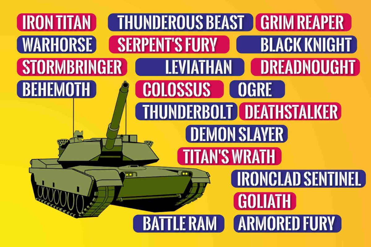 160 Funny Tank Names: The Evolution Of Tank Naming Conventions